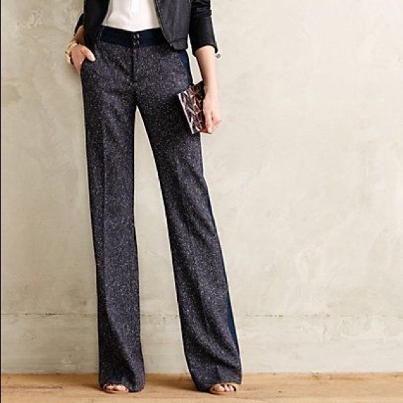 Anthropologie Pants - Elevenses Anthro the Brighton Metallic trouser 2